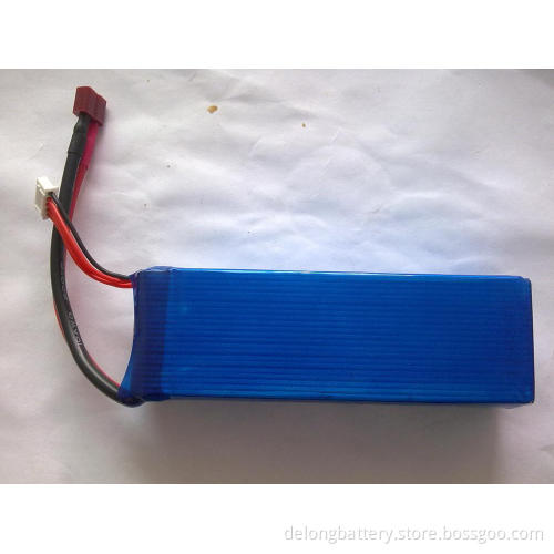 lithium ion polymer battery pack with 5200mAh capacity and 25C discharge rate